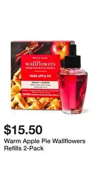 Bath & Body Works Warm Apple Pie Wallflowers Refills 2-Pack offer