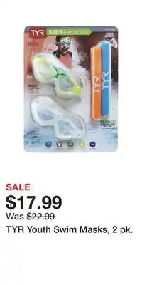 TYR Youth Swim Masks, 2 pk