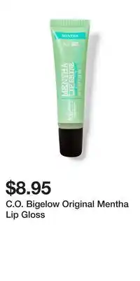 Bath & Body Works C.O. Bigelow Original Mentha Lip Gloss offer