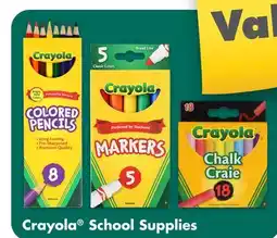 Dollar Tree Crayola School Supplies offer