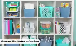 Dollar Tree Classroom Bins, Baskets or Containers offer