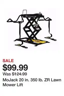 Tractor Supply Company MoJack 20 in. 350 lb. ZR Lawn Mower Lift offer