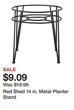 Tractor Supply Company Red Shed 14 in. Metal Planter Stand offer