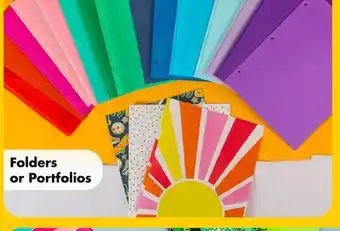 Dollar Tree Folders or Portfolios offer
