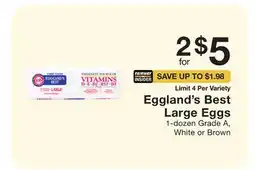 Fairway Store Market Eggland's Best Large Eggs offer