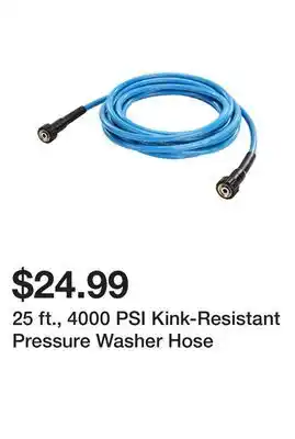 Harbor Freight Tools 25 ft., 4000 PSI Kink-Resistant Pressure Washer Hose offer