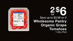 Fairway Store Market Wholesome Pantry Organic Grape Tomatoes offer