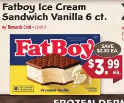 Dearborn Market Fatboy Ice Cream Sandwich Vanilla offer