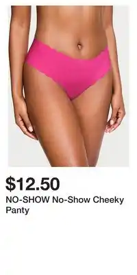 Victoria's Secret NO-SHOW No-Show Cheeky Panty offer