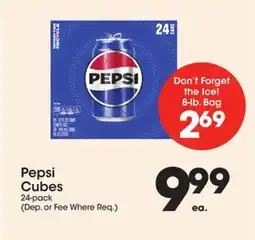 Price Rite Pepsi Cubes offer