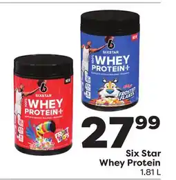 Weis Markets Six Star Whey Protein offer