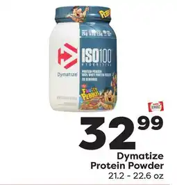 Weis Markets Dymatize Protein Powder offer