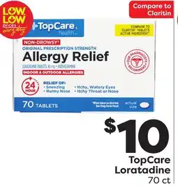 Weis Markets Claritin TopCare Loratadine offer