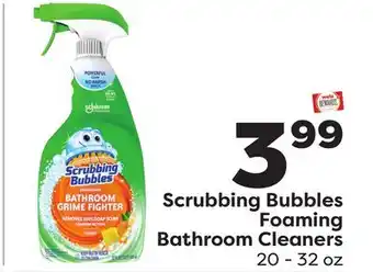 Weis Markets Scrubbing Bubbles Foaming Bathroom Cleaners offer