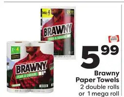 Weis Markets Brawny Paper Towels offer