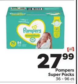 Weis Markets Pampers Super Packs offer