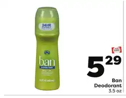 Weis Markets Ban Deodorant offer