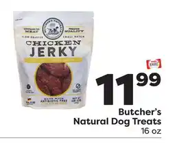 Weis Markets Butcher's Natural Dog Treats offer