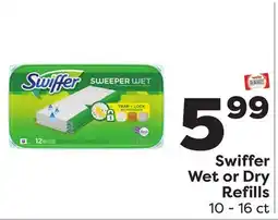 Weis Markets Swiffer Wet or Dry Refills offer