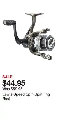 Cabela's Lew's Speed Spin Spinning Reel offer