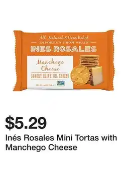 Wegmans Inés Rosales Mini Tortas with Manchego Cheese offer