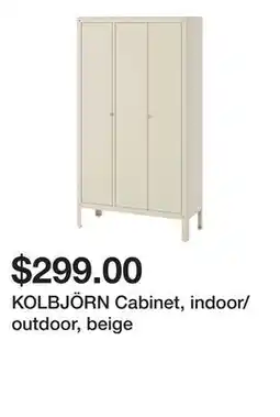 Ikea KOLBJÖRN Cabinet, indoor/outdoor, beige offer