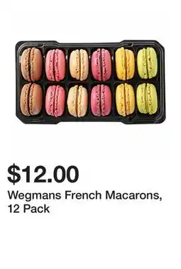 Wegmans Wegmans French Macarons, 12 Pack offer