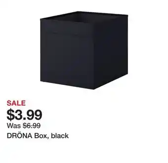 Ikea DRÖNA Box, black offer