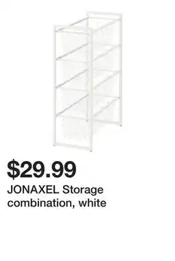 Ikea JONAXEL Storage combination, white offer