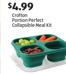 Aldi Crofton Portion Perfect Collapsible Meal Kit offer