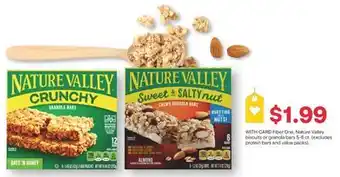 CVS Fiber One, Nature Valley biscuits or granola bars 5-6 ct offer