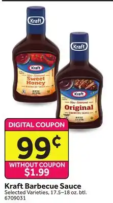 Stop&Shop Kraft Barbecue Sauce offer