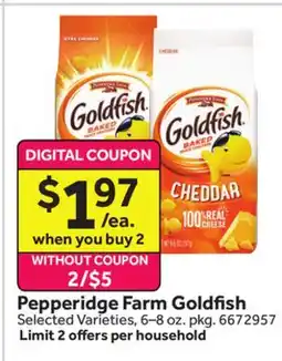 Stop&Shop Pepperidge Farm Gold sh offer