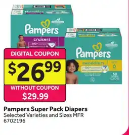 Stop&Shop Pampers Super Pack Diapers offer