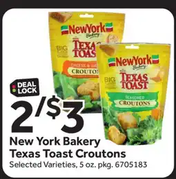 Stop&Shop New York Bakery Texas Toast Croutons offer