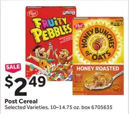Stop&Shop Post Cereal offer