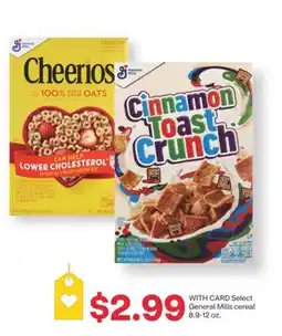 CVS Select General Mills cereal 8.9-12 oz offer