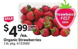 Stop&Shop Organic Strawberries offer