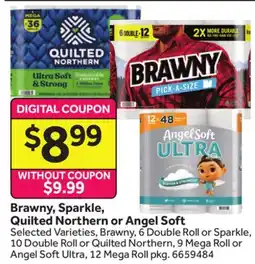 Stop&Shop Brawny, Sparkle, Quilted Northern or Angel Soft offer