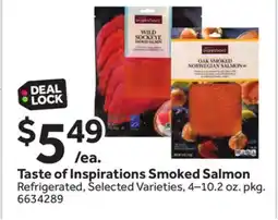 Stop&Shop Taste of Inspirations Smoked Salmon offer