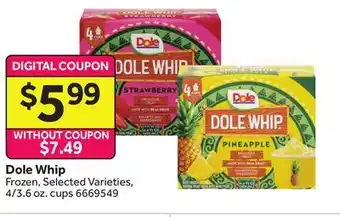 Stop&Shop Dole Whip offer