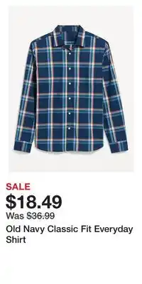 Old Navy Old Navy Classic Fit Everyday Shirt offer