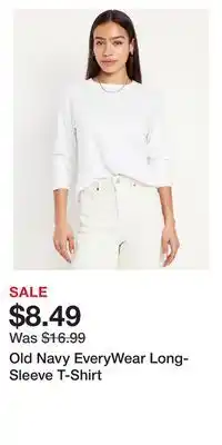 Old Navy Old Navy EveryWear Long-Sleeve T-Shirt offer