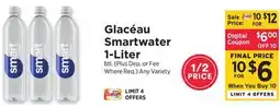 ShopRite Smartwater 1-Liter offer