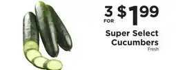 ShopRite Super Select Cucumbers offer