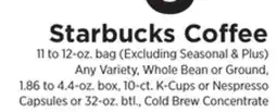ShopRite Starbucks Coffee offer