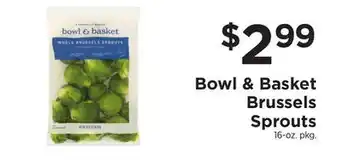 ShopRite Bowl & Basket Brussels Sprouts offer