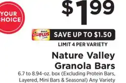 ShopRite Granola Bars offer