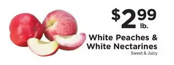 ShopRite White Peaches & White Nectarines offer