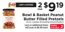 ShopRite Peanut Butter Filled Pretzels offer